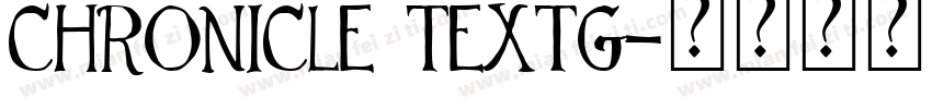 chronicle textg字体转换